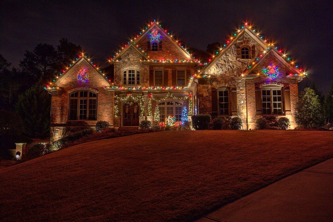 Personalized Colorful Holiday Display