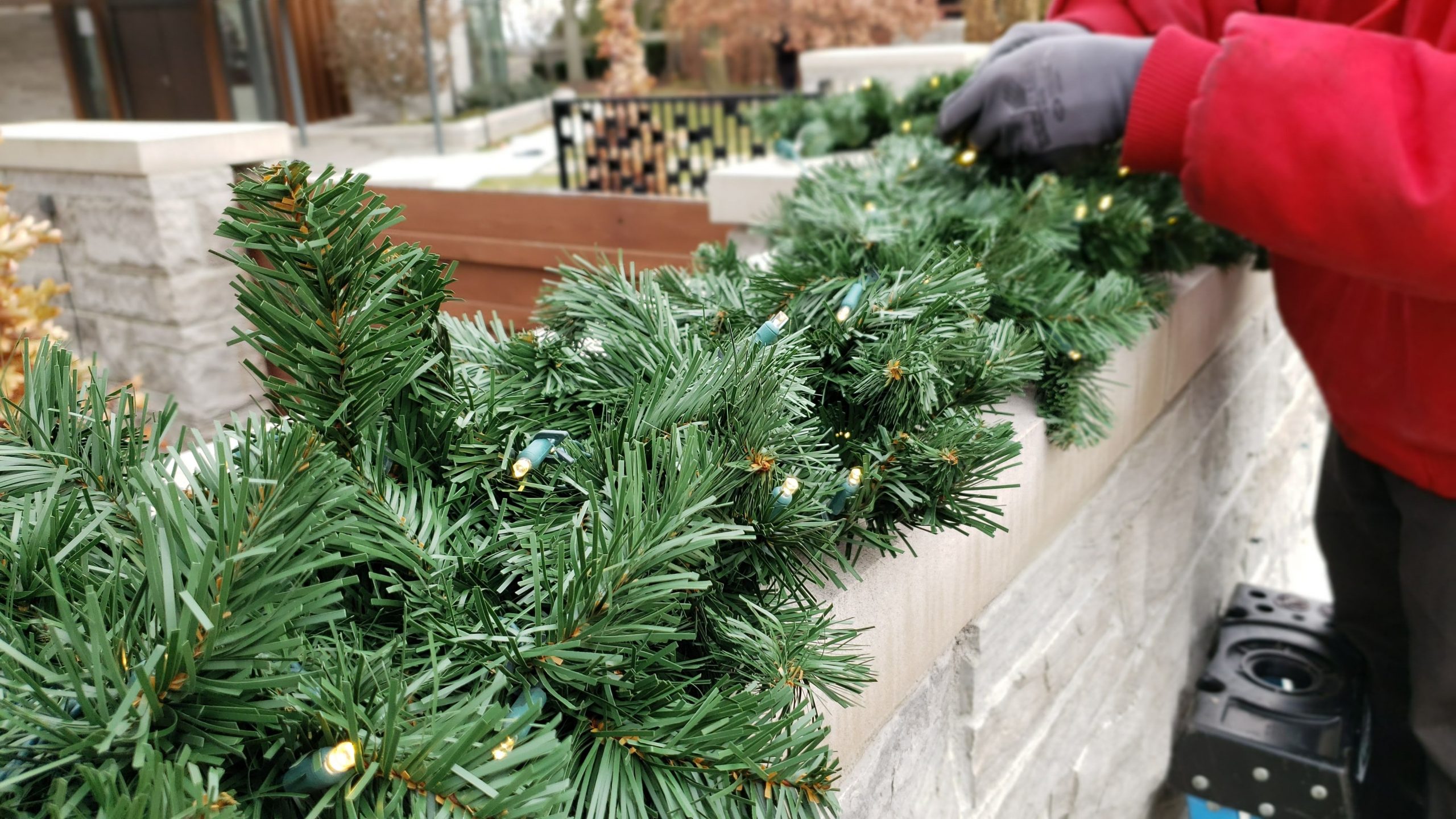 Professionally Installed Garland